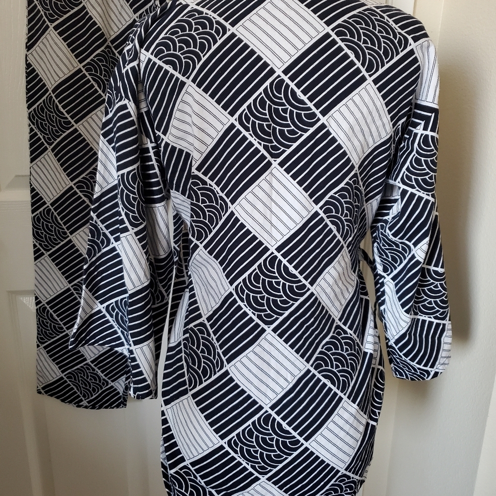 Navy Blue and White Pajamas Medium - Picture 14 of 17